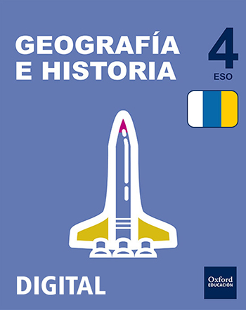 Inicia Digital - Geografía e Historia 4º ESO. Licencia alumno (Canarias)