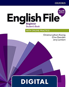 English File 4th Edition Beginner (A1). Digital Student?s Book + WorkBook + Spanish Online Practice