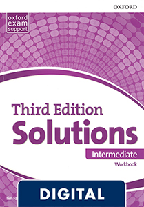 Solutions 3rd Edition Intermediate. Workbook (OLB eBook)
