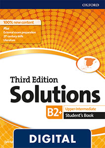 Solutions 3rd Edition Upper Intermediate. Student's Book Blink e-Book
