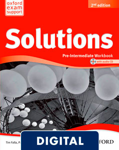 Solutions 2nd edition Pre-Intermediate. Workbook Blink e-Book