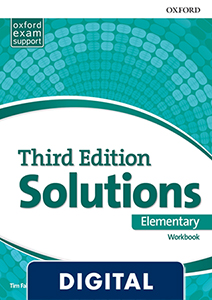 Solutions 3rd Edition Elementary. Workbook (OLB eBook)