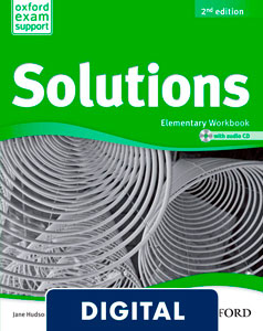 Solutions 2nd edition Elementary. Workbook Blink e-Book