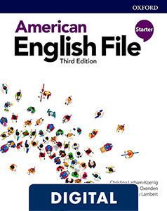 American English File 3th Edition Starter. Digital Student's Book.