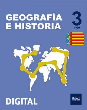 Inicia Digital - Geografía e Historia 3.º ESO. Licencia alumno (Comunitat Valenciana)