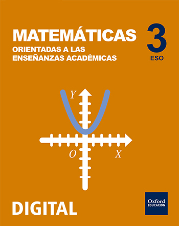Inicia Digital - Matemáticas (Orientadas a las enseñanzas académicas) 3.º ESO. Licencia alumno